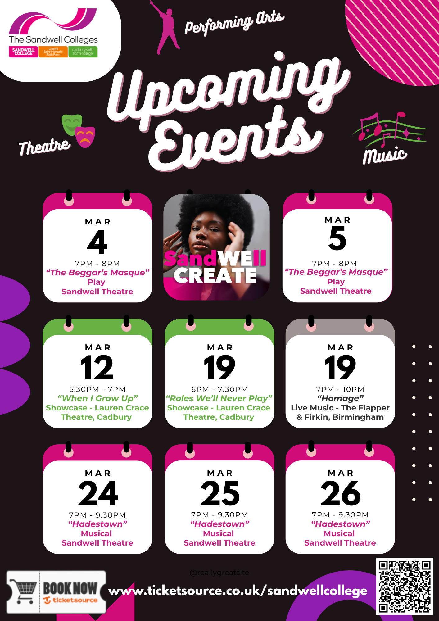 Upcoming Performing Arts Events 2026